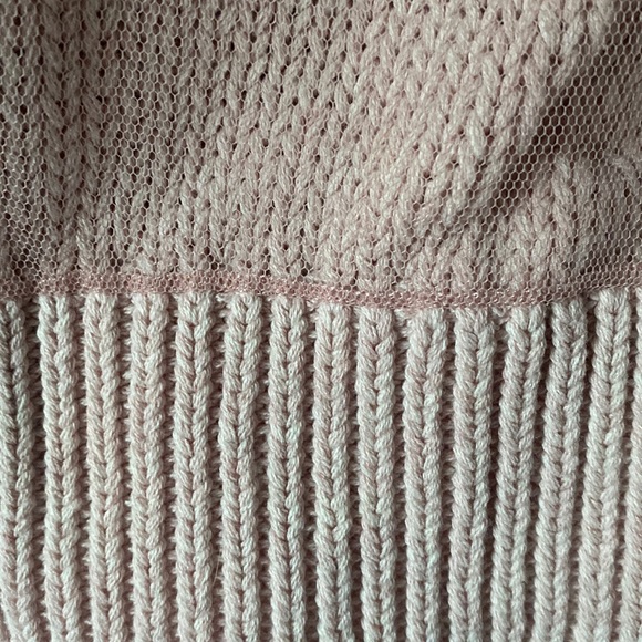 Final price🔥Rare Reiss Quinie Mesh Overlay Oversized Cardigan Sweater , XS/S - Picture 6 of 10